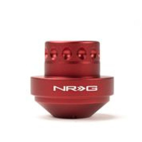 NRG Short Hub Adapter 92-95 Honda Civic / 92-96 Prelude / 90-93 Accord - Matte Red - SRK-RL110H-RD - front view