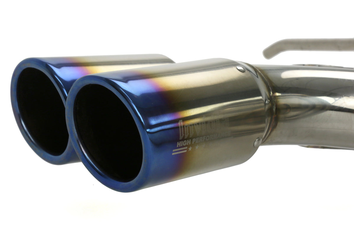 Invidia 05-08 VW Golf GTI Q300 Rolled Titanium Tip Cat-Back Exhaust - HS05GF5G3T