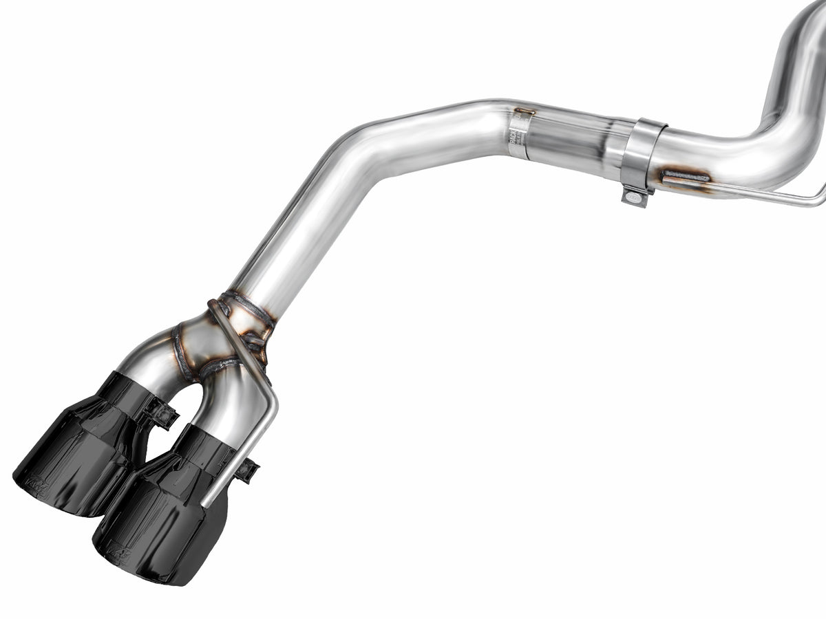 AWE 2024 Ford Mustang GT Fastback S650 RWD Track Edition Catback Exhaust w/ Quad Diamond Black Tips - 3020-43650