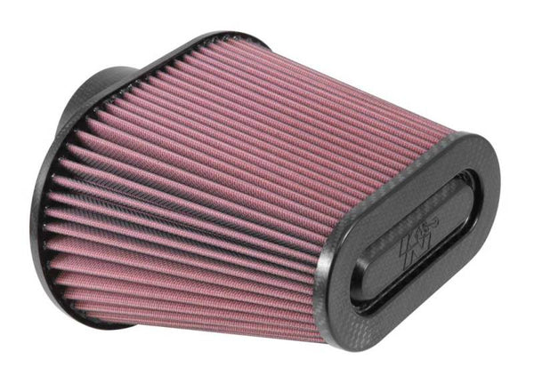K&N Universal Air Filter 3 11/16in Flange x 8 3/4 x 5 1/2in Base x 6 3/8 x 3 3/16in Top x 7in Height - RP-5285 for 2014-2019 