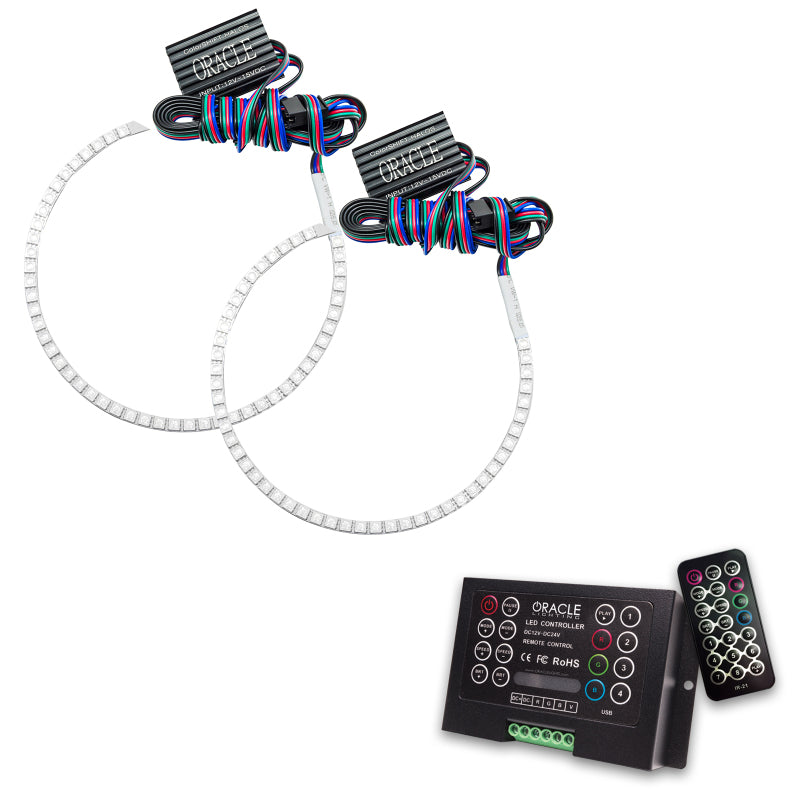 Oracle Ford Mustang GT/V6 10-12 Halo Kit - ColorSHIFT w/ 2.0 Controller SEE WARRANTY - 2302-333