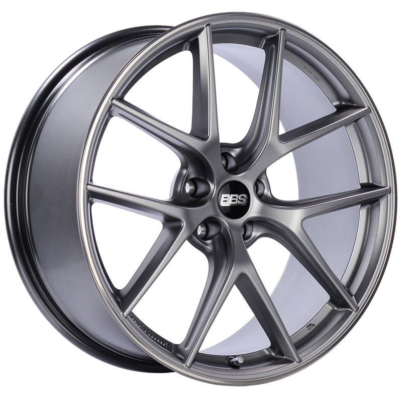 BBS CI-R 20x9 5x112 ET25 Platinum Silver Polished Rim Protector Wheel -82mm PFS/Clip Required - CI0201PSPO