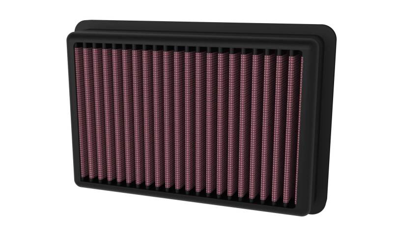 K&N 22-24 Dacia Jogger / 21-24 Dacia Logan III 1.0L L3 Drop-In Air Filter - 33-3187 by K&N Engineering - angle view