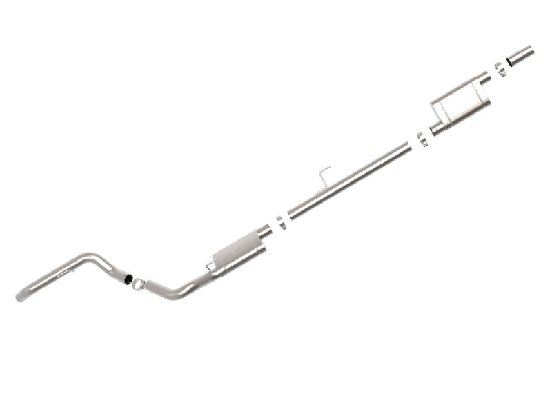 aFe +20 Jeep Gladiator MACH Force-Xp 3 IN 409 Stainless Steel Cat-Back Hi-Tuck Cat-Back - 49-48081