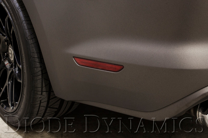 Diode Dynamics 15-21 Ford Mustang LED Sidemarkers - Red (set) - DD5003