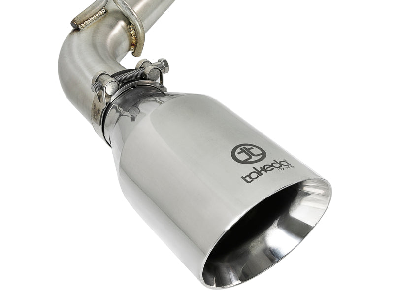 aFe POWER Takeda 2.5in 304 SS Axle-Back Exhaust w/ Polished Tips 17-19 Infiniti Q60 V6-3.0L (tt) - 49-36133NM-P
