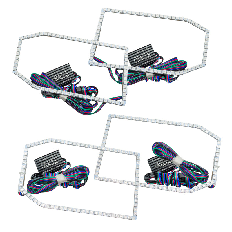 Oracle Chevy Silverado 14-15 Halo Kit Non-Projector Style - ColorSHIFT w/o Controller SEE WARRANTY - 2271-334