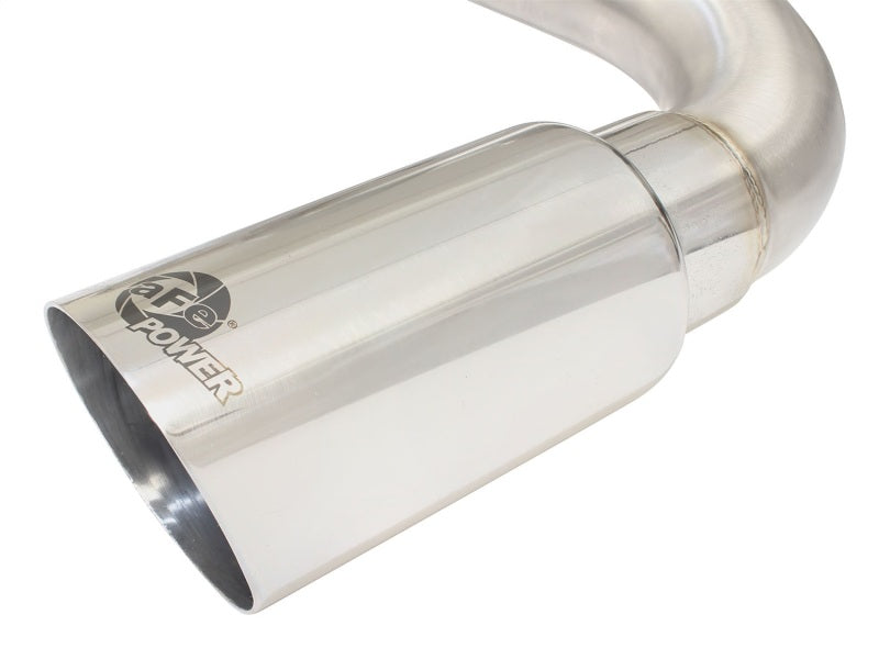 aFe MACHForce XP SS-304 Polish Tip 2.5in Dia Cat Back Exhaust 12-14 BMW 335i (F30) 3.0L (t) - 49-36326-P