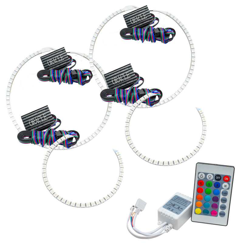 Oracle Toyota Tundra 07-13 Halo Kit - ColorSHIFT w/ Simple Controller SEE WARRANTY - 2521-504