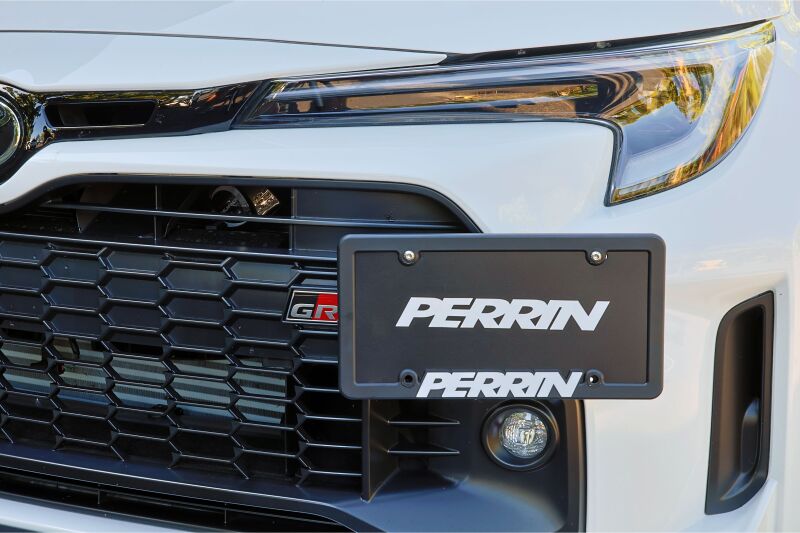 PERRIN 2025+ Toyota GR Corolla License Plate Relocation Kit - PTP-BDY-202 by Perrin Performance - alternate view