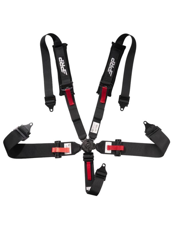 PRP 5 Point Cam-Lock Harness with 2in Shoulders and 3in Lap Belts SFI16.1- Black - SBH5.3x2CAM
