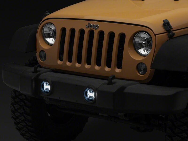 Raxiom 07-18 Jeep Wrangler JK Axial Series Vision LED Fog Lights - J189615 - close-up view 11