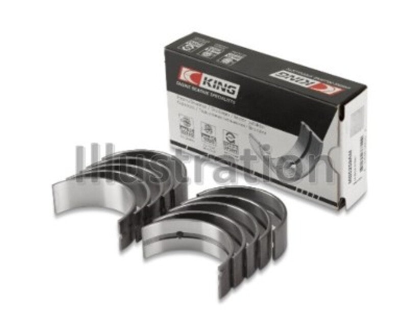 King Engine Bearings Toyota 2A/3A/4A/(Size +0.75mm) Main Bearing Set - MB535AM0.75