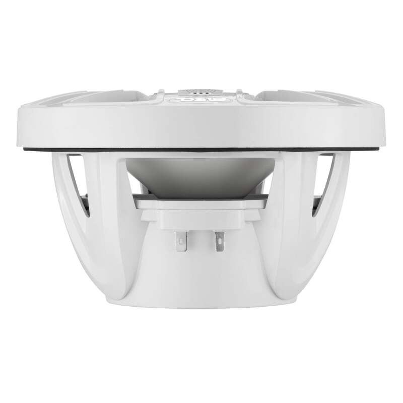 DS18 7.7in 2-Way 175 Watts RMS 4ohm Dgtl LED Lights Bullet Tweeter Cvrs Incl Wht Built-in Deck Light - NXL-IQ7.7/WH - close-up view