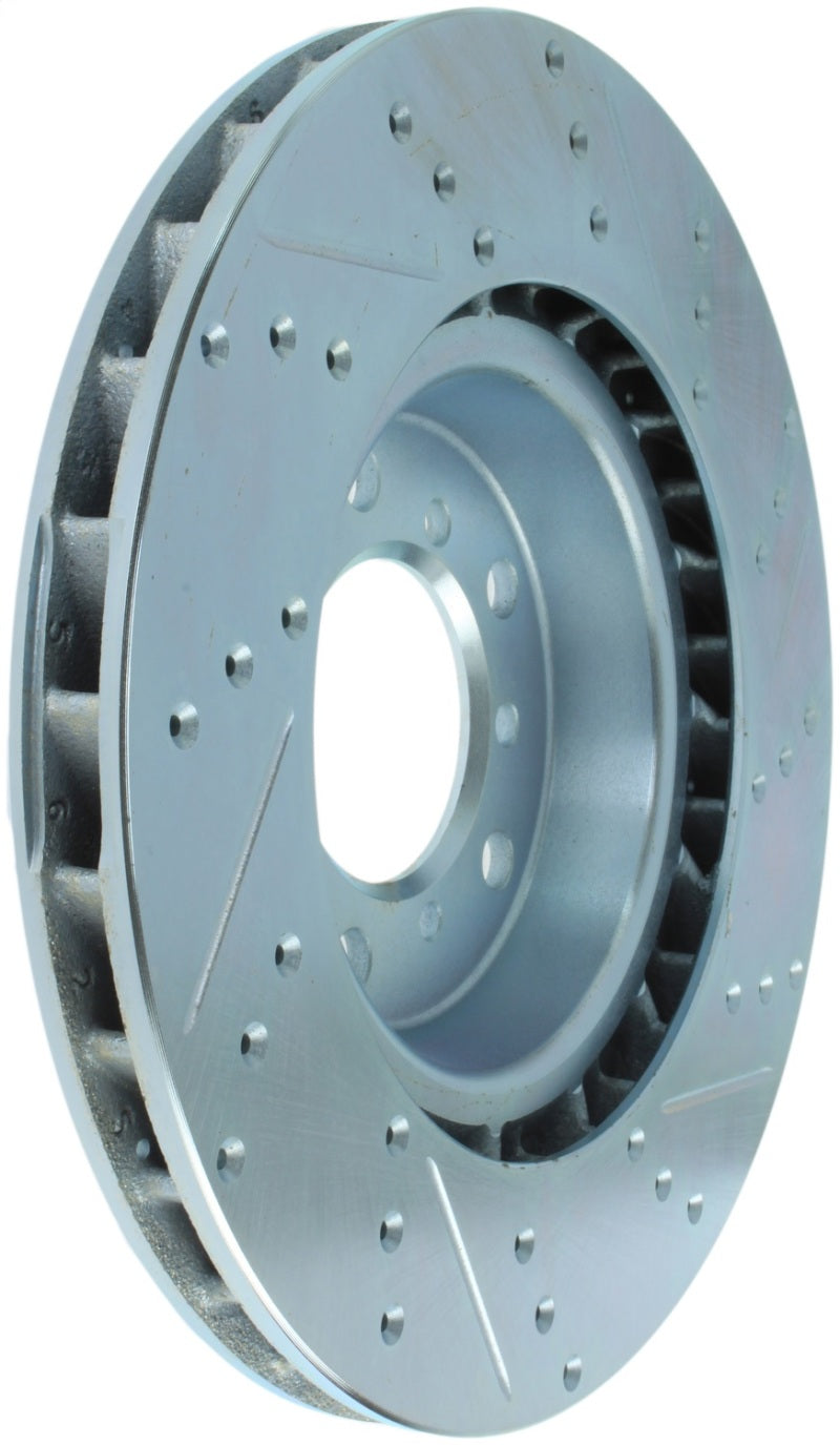 StopTech Select Sport 01-06 BMW M3 Slotted &amp; Drilled Front Right Rotor - 227.34059R