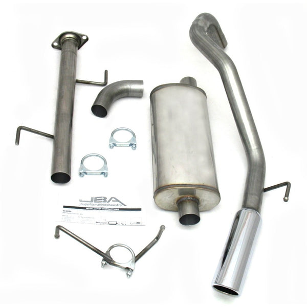 JBA 07-14 Toyota FJ Cruiser 4.0L 409SS Single Rear Exit Cat-Back Exhaust - 40-9020 for 2007-2014 Toyota FJ Cruiser - front vi