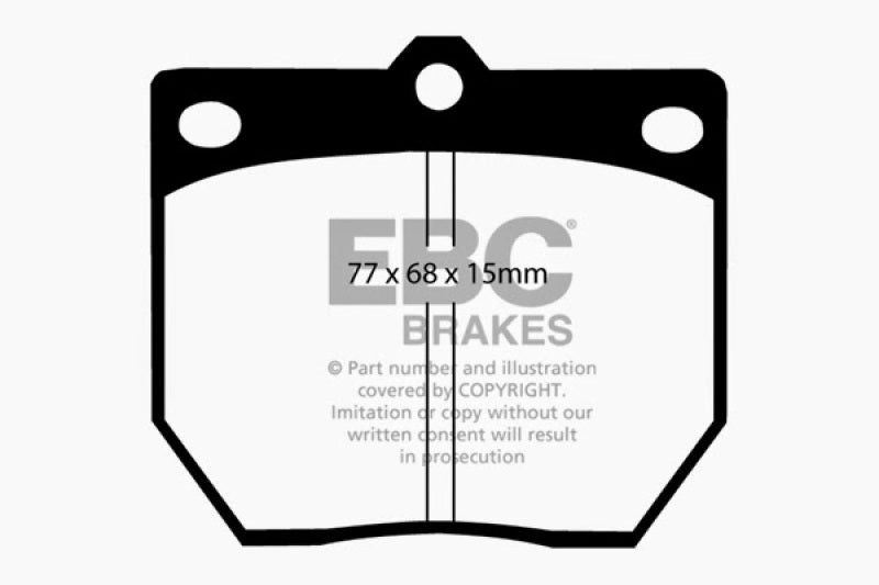 EBC 70-74 Datsun 240Z 2.4 Greenstuff Front Brake Pads - DP2273