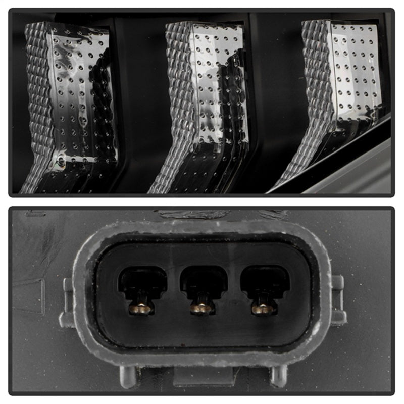 Honda Civic 16-20 LED Model High-Power LED Module Headlights - Black (PRO-YD-HC16LEDAP-SEQGR-BK) - 5088932