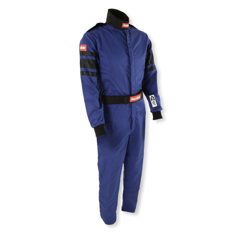 RaceQuip Blue SFI-1 1-L Suit - Medium Tall - 110024RQP