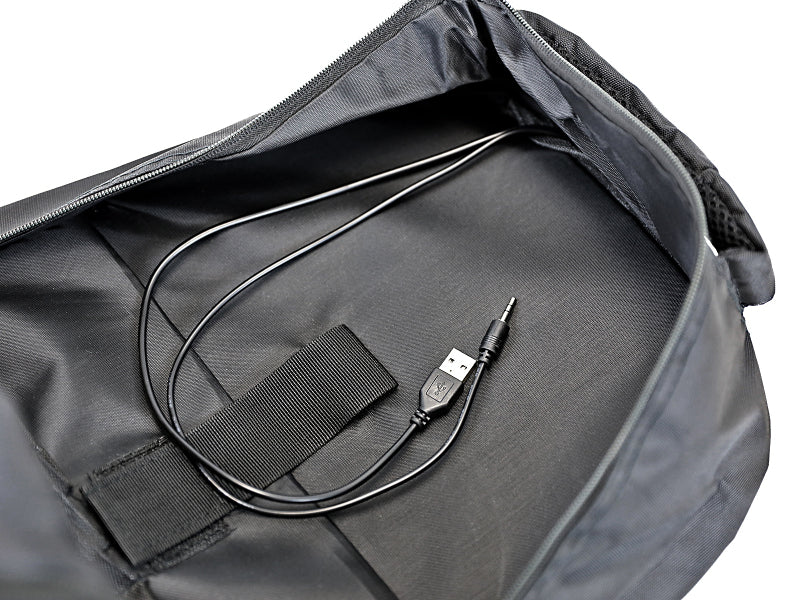 aFe Power Lightweight Tactical Backpack w/ USB Charging Port - Black - 40-33205-B
