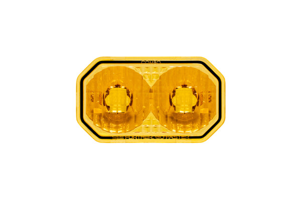 Diode Dynamics C2 2.0 Lens Combo/Driving Yellow - DD8545 by Diode Dynamics - front view