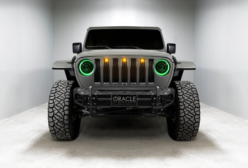 Oracle Oculus Bi-LED Projector Headlights for Jeep JL/Gladiator JT - w/ Simple Cntrl SEE WARRANTY - 5839-504-B