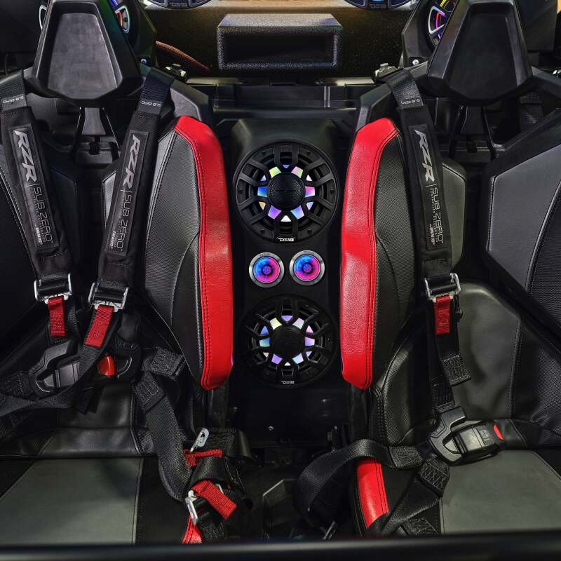 DS18 RZR Pro 20-24 Waterfall Center Console Enclosure IP65 2 x NXL-IQ6BK & PRO-TW7LD Included - RZR-PROWFCC62LD - additional view 1