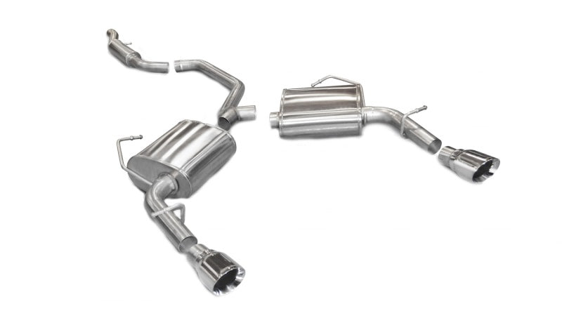 Corsa 2011-2014 Chrysler 200/Dodge Avenger V6 Polished Sport Cat-Back Exhaust - 14413