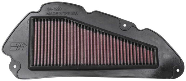 K&N 20-21 Honda SH125i Replacement Air Filter - HA-1220 by K&N Engineering - front view