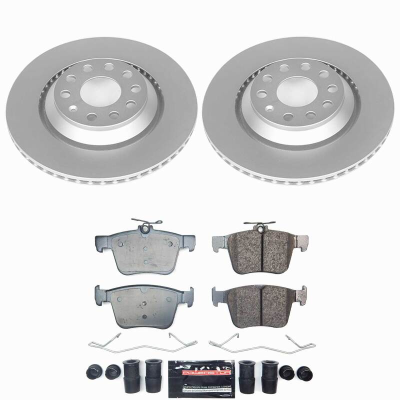 Power Stop 21-25 Volkswagen Atlas Rear Z23 Coated Brake Kit - CRK9214
