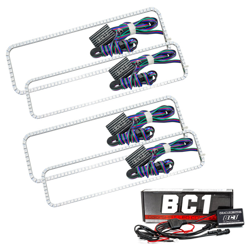 Oracle Ford F250 05-07 Halo Kit - ColorSHIFT w/ BC1 Controller SEE WARRANTY - 2248-335