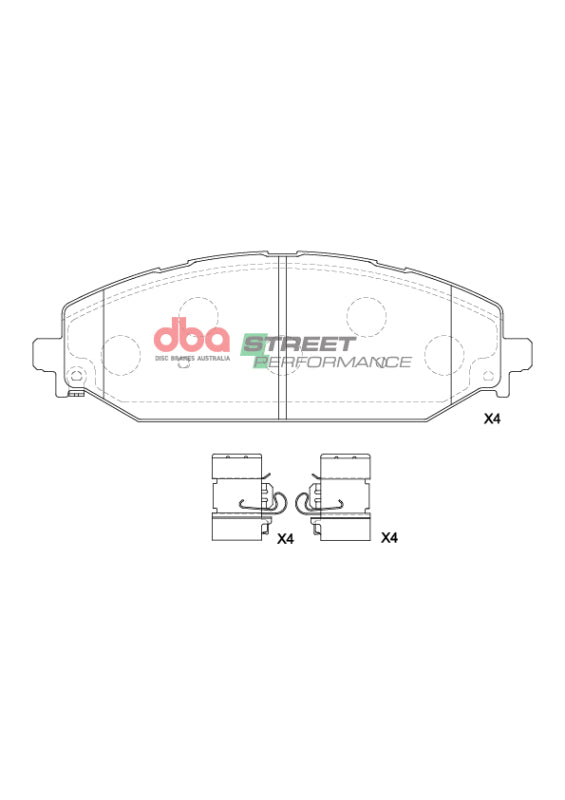 DBA 2022 Jeep Wagoneer SP Performance Front Brake Pads - DB15195SP