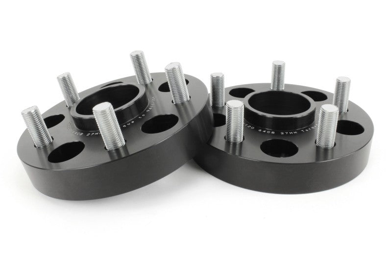Perrin 17+ Honda Civic Type R 64.1mm Hub 5x120 27mm Wheel Spacers (One Pair) - PHP-WHL-027BK for 2017-2021 Honda Civic Type R