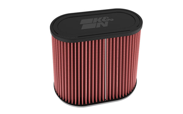 K&N Universal Clamp-On Air Filter 3in Dual Flange 9in x 6in Base 7.5in x 3.688in Top 7.5in Height - RU-6104 by K&N Engineerin