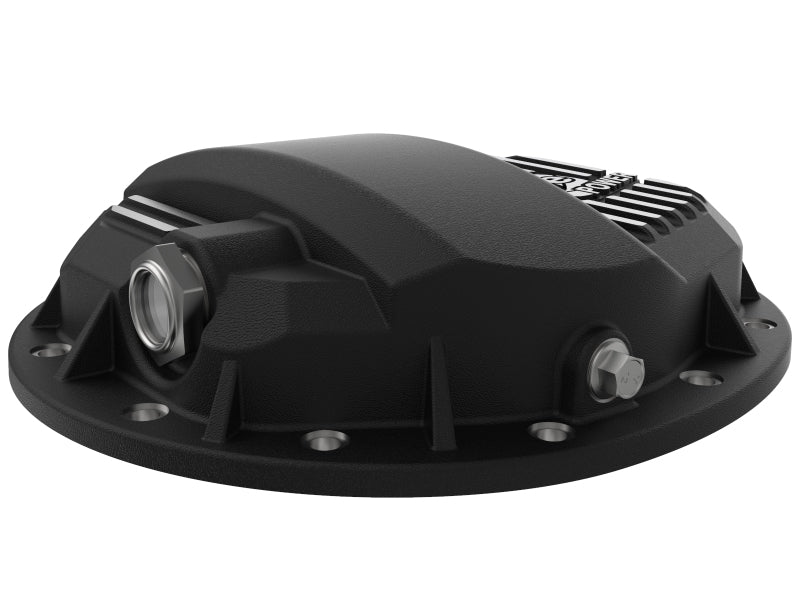 aFe Pro Series GMCH 9.5 Rear Diff Cover Black w/ Machined Fins 19-20 GM Silverado/Sierra 1500 - 46-71140B