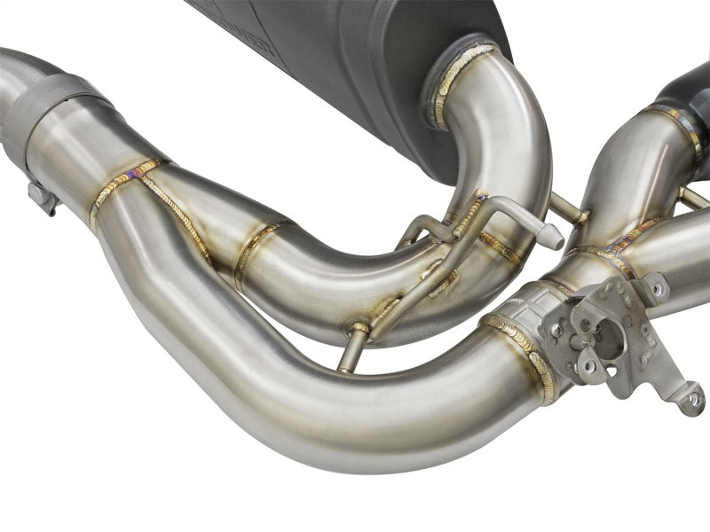 aFe MACHForce XP 3in - 2 1/2in Axle Back 304SS Exhaust w/ Black Tips 16-18 BMW M2 (f87) - 49-36333-B