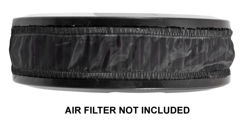 K&amp;N Air Filter Wrap Black Round Height 2.5 in ID 7.5in - RK-3901PK