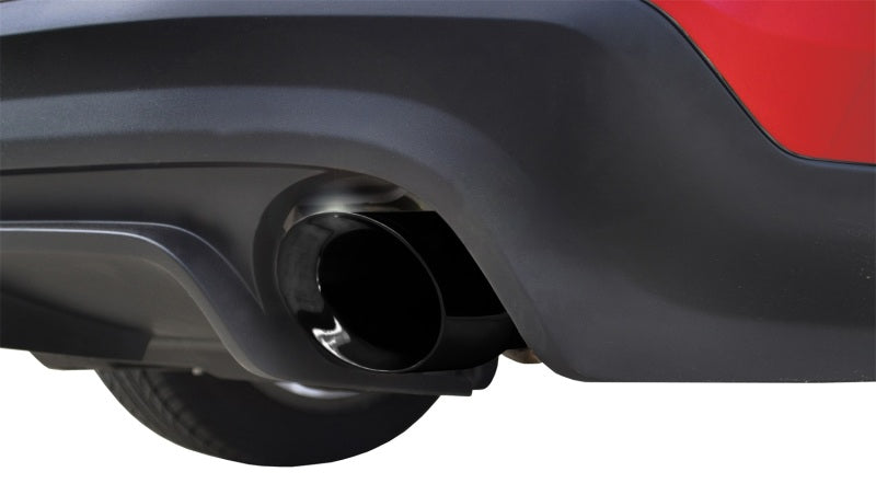 Corsa 2011-2014 Ford Mustang 3.7L V6 Black Sport Axle-Back Dual Rear Exhaust - 14319BLK