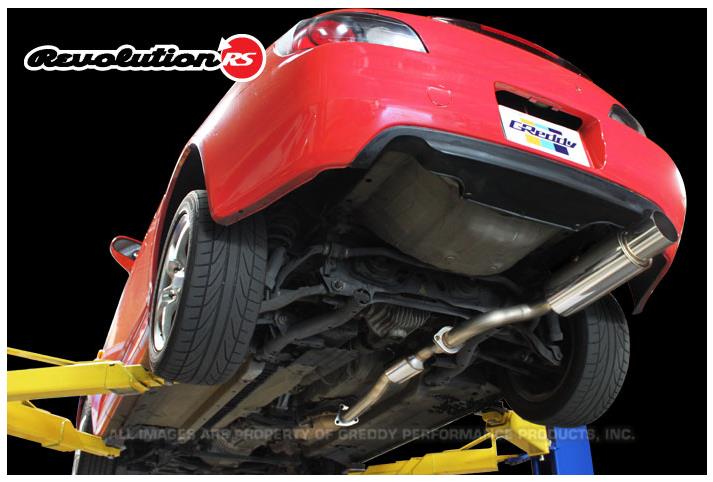 GReddy 00-08 Honda S2000 63.5mm Revolution RS Single Exit Cat-Back Exhaust - 10158100