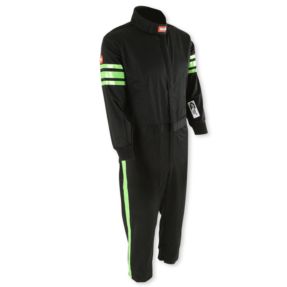 RaceQuip Green Trim SFI-1 JR. Suit - KXXS