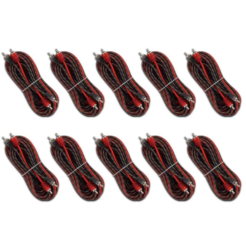 DS18 Level 1 RCA 17-Feet 10 x Pack - RCA-20FT.10PK - front view