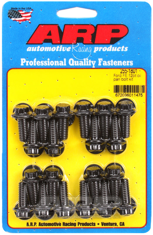 ARP Ford FE 12pt oil pan bolt kit - 255-1801