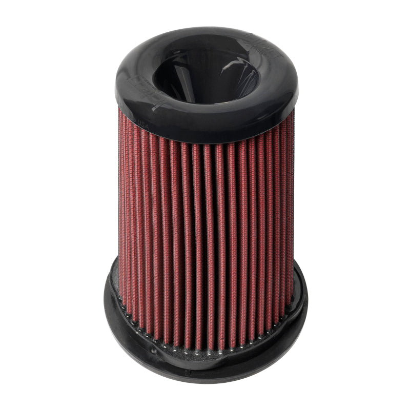 Injen 8-Layer Oiled Cotton Gauze Air Filter w/ Twist Lock - 4in ID / 6in Base / 7.75in H - X-1134-BR