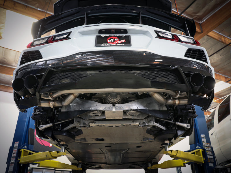 AFe MACH Force-Xp 304 Stainless Steel Cat-Back Exhaust Polished 2020 Chevrolet Corvette C8 - 49-34124NM-P