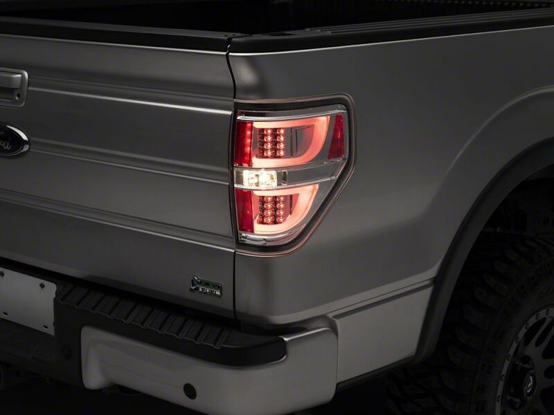 Raxiom 09-14 Ford F-150 Styleside G2 LED Tail Lights- Chrome Housing- Clear Lens - T542857 - close-up view 7