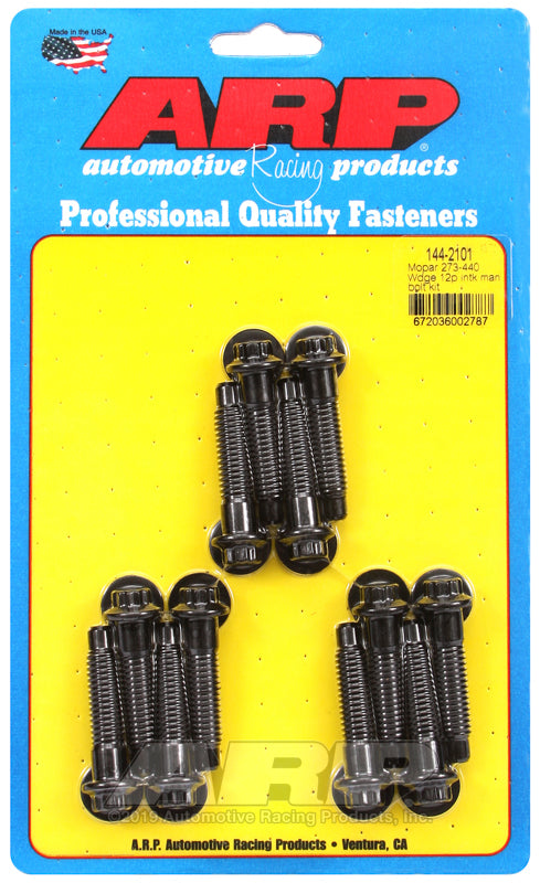 ARP Mopar 273-440 Wedge 12pt Intake Manifold Bolt Kit - 144-2101