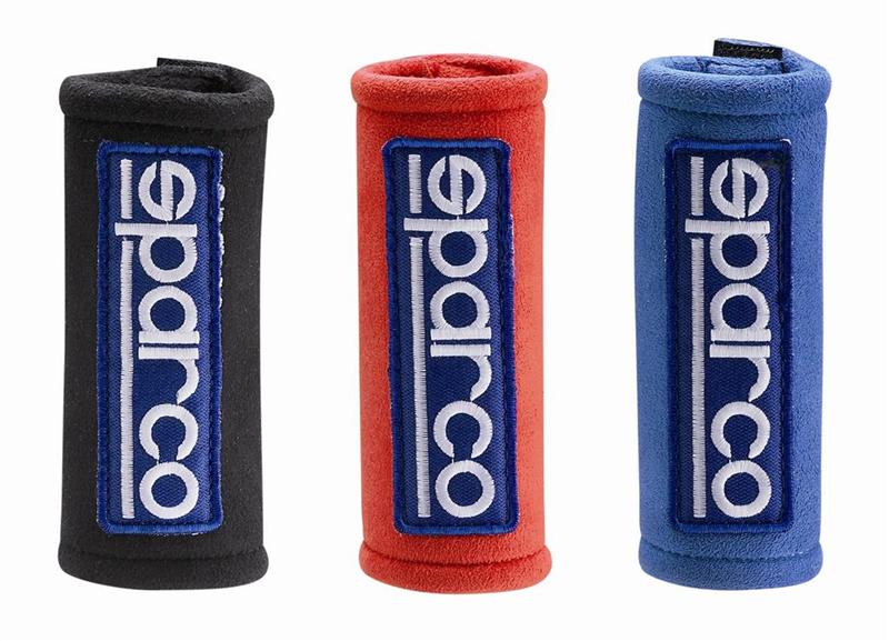 Sparco Belt Pad Mini Blue - 01099AZ by SPARCO - installed view