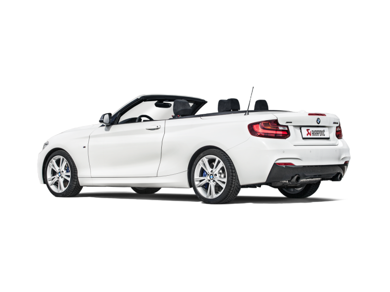 Akrapovic 16-17 BMW M240i (F22 F23) Evolution Line Cat Back (SS) w/ Carbon Tips (Req. Link Pipe) - MTP-BM/SS/4H