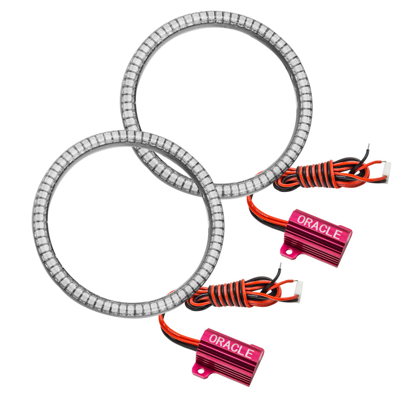 Oracle Jeep Grand Cherokee 05-10 LED Fog Halo Kit - Red SEE WARRANTY - 1141-003