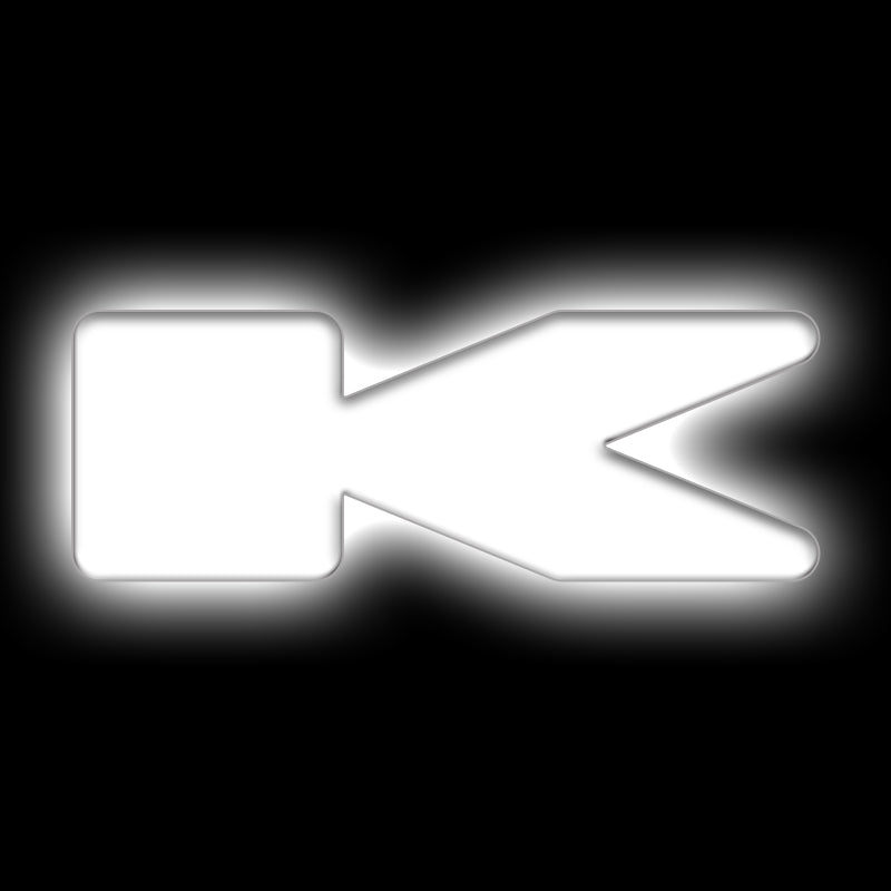 ORACLE Lighting Universal Illuminated LED Letter Badges - Matte Wht Surface Finish - K SEE WARRANTY - 3140-K-001
